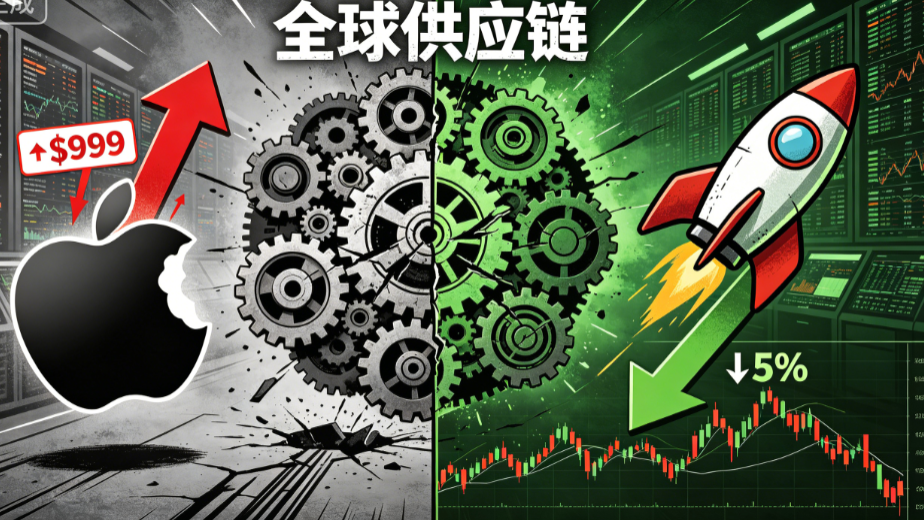供应链与估值双重夹击：苹果涨价与SpaceX股价回落