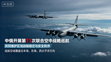 中俄第 11 次联合空中战略巡航：轰 6K 搭配图 95MS，运油 20 首次深度护航提升远程作战能力