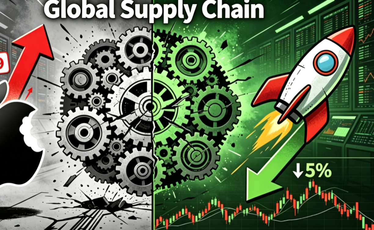 Double Squeeze from Supply Chain and Valuation: Apple Price Hikes and SpaceX Stock Decline
