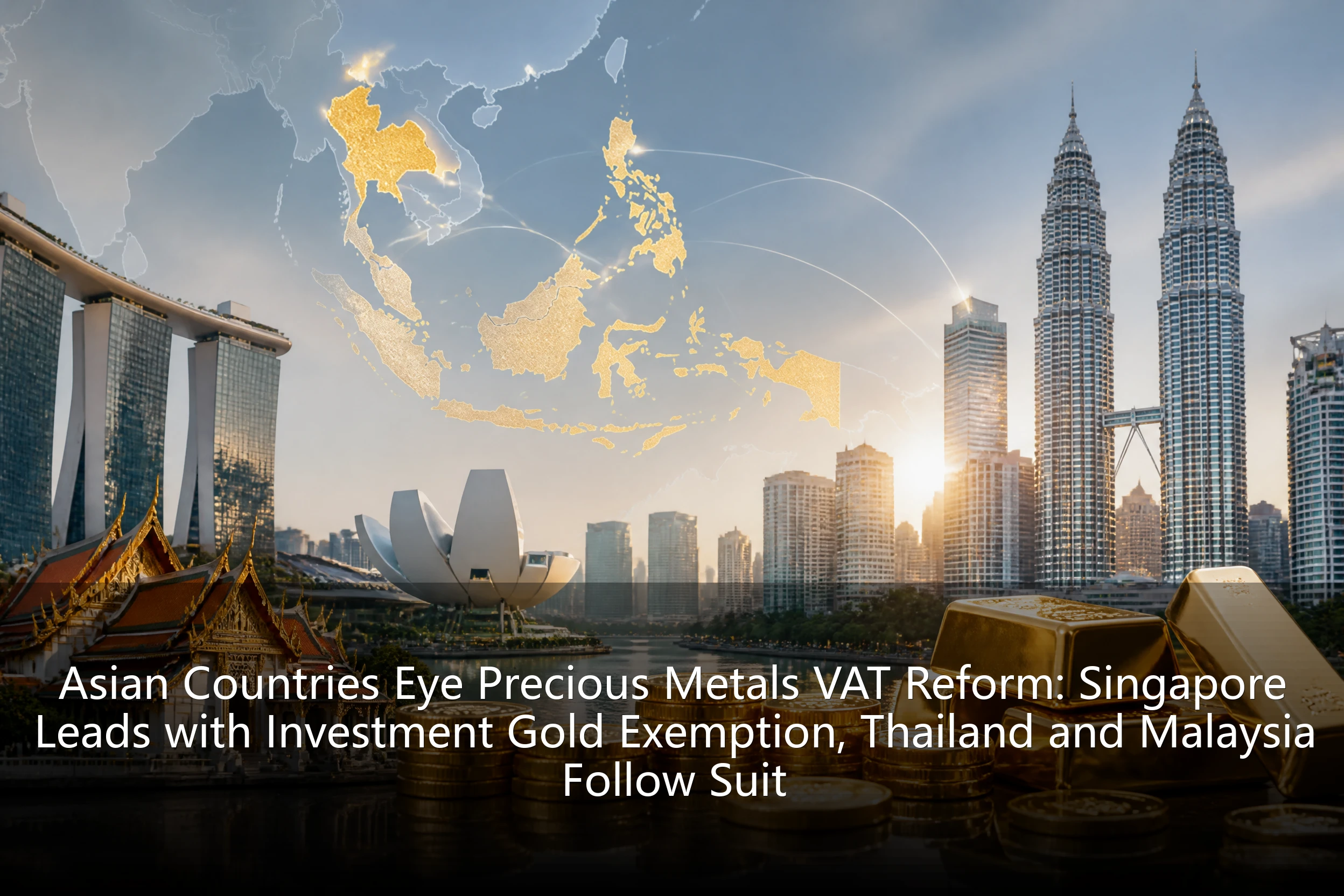 Asian Countries Eye Precious Metals VAT Reform: Singapore Leads with Investment Gold Exemption, Thailand and Malaysia Follow Suit