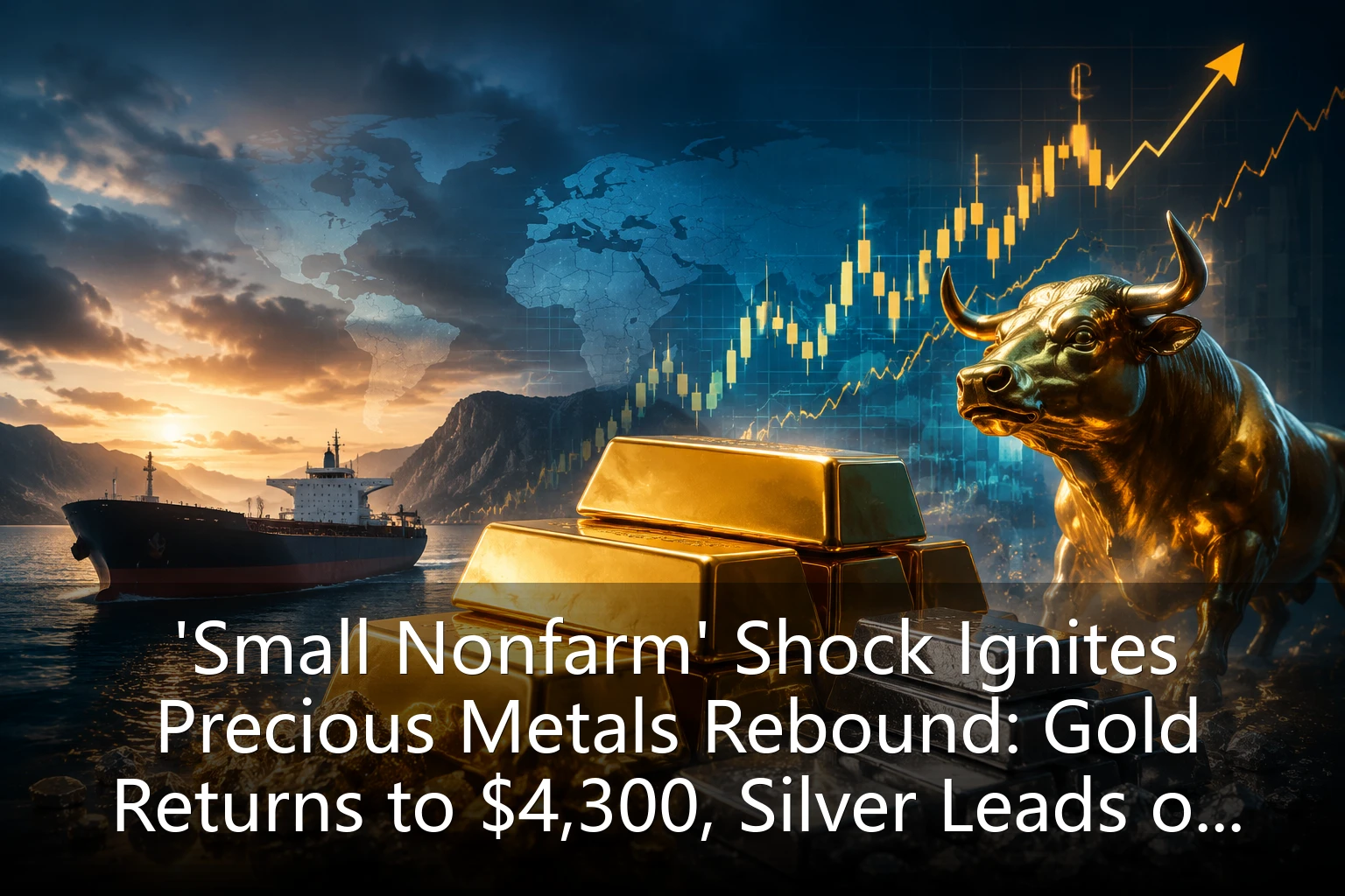 'Small Nonfarm' Shock Ignites Precious Metals Rebound: Gold Returns to $4,300, Silver Leads on Dual Engines